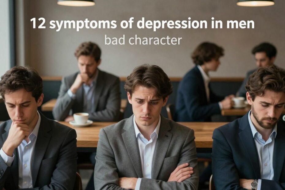 12 objawów depresji u mężczyzn