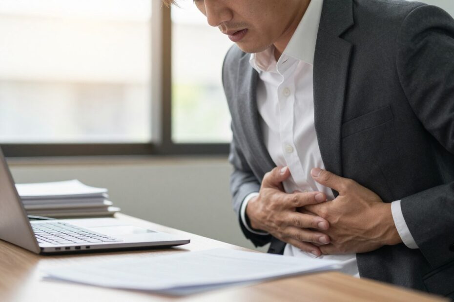 Ból pod lewym żebrem a stres