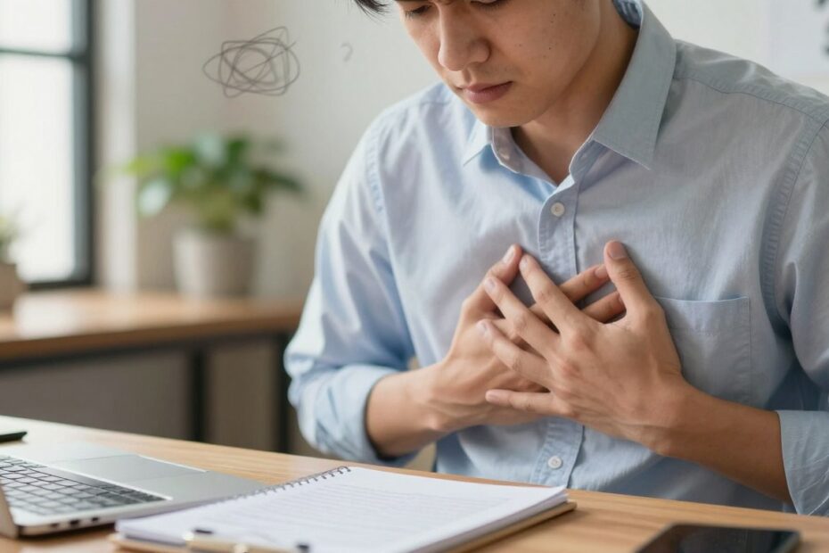 Ból w klatce piersiowej a stres