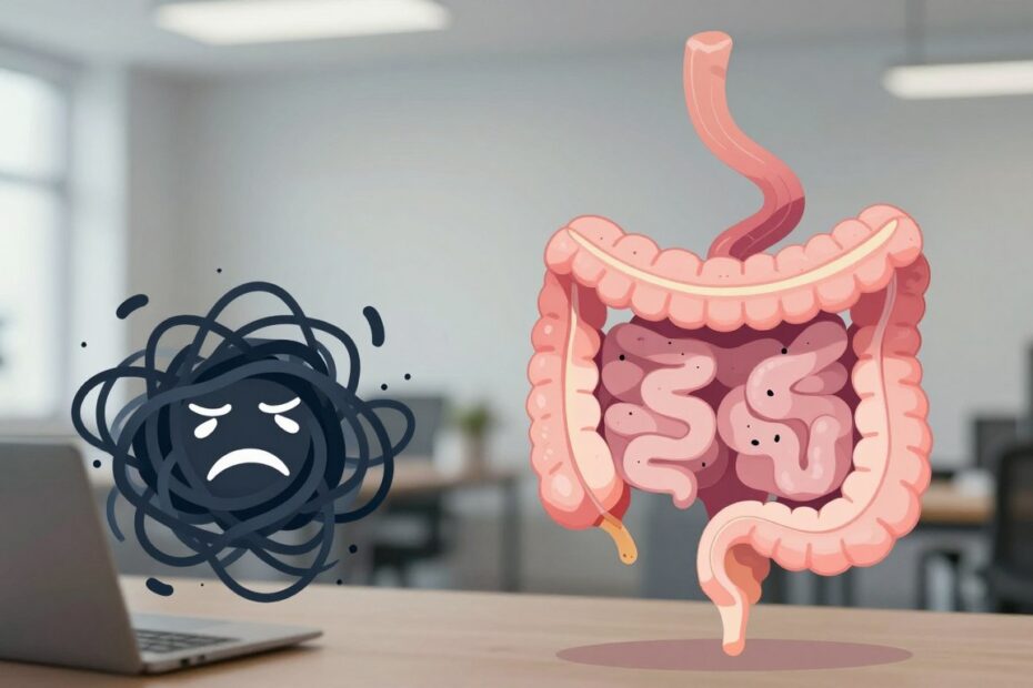 Cienki stolec a stres