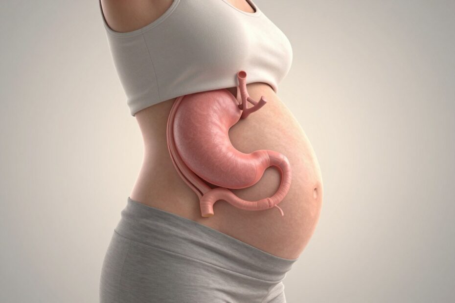 Gdzie jest żołądek w ciąży