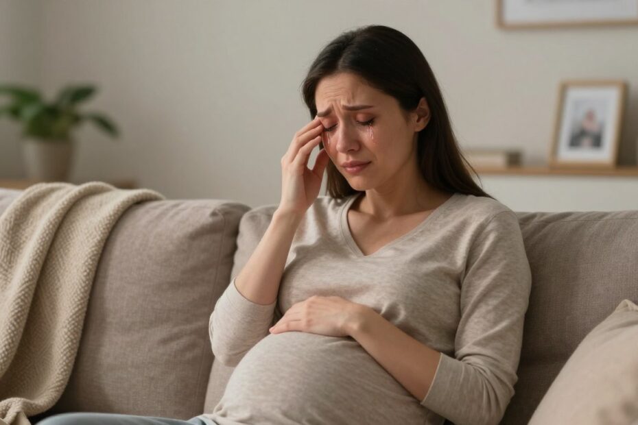 Płacz i stres w ciąży